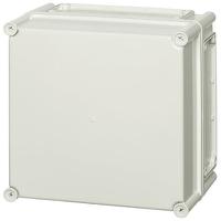 eko-30-g-2fsh-cover Fibox EKO Series Grey Polycarbonate General Purpose Enclosure, Grey Lid, 280 x 280 x 30mm