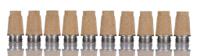 0670-00-13 Legris 0670 Sintered Bronze 12bar Pneumatic Silencer, Threaded, G 1/4 Male