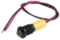723-9693 RS PRO Yellow Panel Mount Indicator, 220V ac, 8mm Mounting Hole Size, Lead Wires Termination, IP67