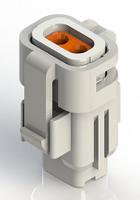 560-002-000-211 EDAC Wire to Wire Connector Cable Mount Socket, 2P, Crimp Termination, 3A, 250 V