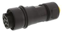 pxp601108scr0709 Bulgin Circular Connector, 8 Contacts, Cable, Standard Connector, Socket, Female, IP68, IP66, IP69K, Buccaneer 6000