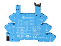 93510024 Finder 93 5 Pin 12V ac/dc DIN Rail Relay Socket, for use with 34.51