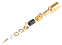 r114203000 Radiall, Jack Cable Mount SMB Connector, 50Ω, Clamp Termination, Straight Body