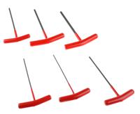 htx60m6 Bondhus 6 piece T Shape Metric Hex Key Set, 2 → 6mm