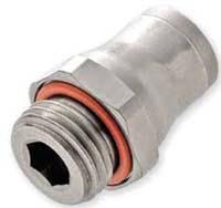3601-06-10 Legris LF3600 Series Straight Threaded Adaptor, G 1/8 Male to Push In 6 mm, Threaded-to-Tube Connection Style
