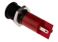 210-866 RS PRO Red Panel Mount Indicator, 24V dc, 14mm Mounting Hole Size, Solder Tab Termination