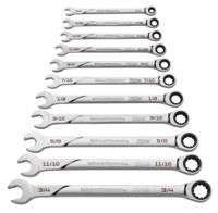 86450 GearWrench 11-Piece Spanner Set, 1/4 → 3/4 in, Steel
