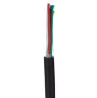 236-9265 RS PRO Multi-Core Industrial Cable, 6 Cores, 0.22 mm², Unscreened, 100 m, Black Polyvinyl Chloride Sheath