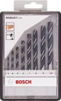 2607010533 Bosch 8-Piece Wood Auger Drill Bit Set for Wood, 10mm Max, 3mm Min, Wood Bits
