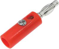 208-0270 RS PRO Red Male Banana Plug, 4 mm Connector, 32A, 30V, Nickel Plating