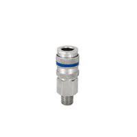 325-468 RS PRO Brass, Steel Female Pneumatic Quick Connect Coupling, BSPT 1/2 Male Threaded
