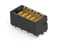214550-e ERNI ERNI MicroSpeed Power Module Series Vertical Board Housing, 5 Contact(s), 2 mm Pitch, 1 Row, Shrouded