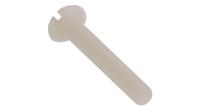 232-6921 RS PRO Slot M3 Countersunk Nylon Machine Screw DIN 963 x 20.0mm