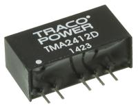 tma-2412d TRACOPOWER TMA DC-DC Converter, ±12V dc/ 42mA Output, 21.6 → 26.4 V dc Input, 1W, Through Hole, +85°C Max Temp