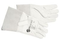 tg48-11 Penta TG White Leather Electricians Gloves, Size 11