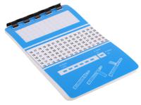 812-1530 RS PRO Adhesive Cable Markers, Black on White, Pre-printed "1 → 45"
