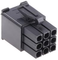 1-172169-9 TE Connectivity, Mini-Universal MATE-N-LOK Male Connector Housing, 4.2mm Pitch, 9 Way, 3 Row