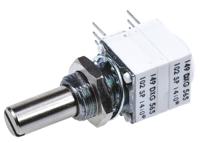 14920f0gjsx13102ka Vishay 149 1kΩ Rotary Potentiometer 2-Gang, Panel Mount (Through Hole), 14920F0GJSX13102KA