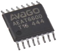 aeat-6600-t16 Broadcom 1-Axis Motion Sensor Module 3 V 5.5 V, SSI, PWM, UVW, TSSOP-16, 16-Pin