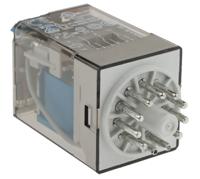 601390240040 Finder Plug In Power Relay, 24V dc Coil, 10A Switching Current, 3PDT