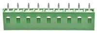 282836-9 TE Connectivity Buchanan Series PCB Terminal Block, 9-Contact, 5mm Pitch, Through Hole Mount, 1-Row, Screw Termination
