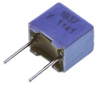 mkp1837322011 Vishay 22nF Polypropylene Capacitor PP 63 V ac, 100 V dc ±1% Tolerance Through Hole MKP 1837 Series