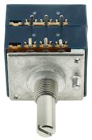 rk27112a00a5 Alps Alpine RK27 10kΩ Rotary Carbon Film Potentiometer, Panel Mount (Through Hole), RK27112A00A5