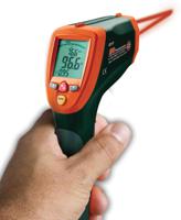 42570 Extech  Infrared Thermometer, -50°C Min, +2200°C Max, 1 °C Accuracy, °C and °F Measurements