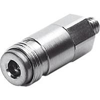 kd1-m3-a Festo Nickel Plated Brass Pneumatic Quick Connect Coupling, M3 Male Male Thread