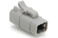 atm06-4s Amphenol Industrial, ATM Automotive Connector Plug Grey Cable Mount 4 Way, Crimp Termination ATM06-4S