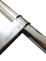 284-7163 RS PRO Grey Galvanised Steel Parking Barrier