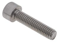281-136 RS PRO Plain Stainless Steel Hex Socket Cap Screw, DIN 912, M6 x 25mm