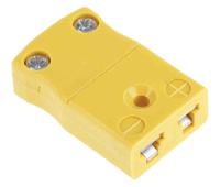 769-1127 RS PRO Miniature Thermocouple Connector for Use with Type K Thermocouple, 4mm Probe, ANSI, RoHS Compliant Standard