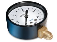 mat1-d10b26 Bourdon G 1/8 Analogue Pressure Gauge 25bar Bottom Entry 40mm Outside Diameter