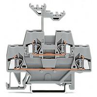 280-519-1 WAGO  280 Series Grey, 2.5mm², Double-Level, Cage Clamp Termination