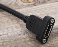 dppnlfm3pw StarTech.com Male DisplayPort to Female DisplayPort, PVC  Cable, 4K @ 60 Hz, 1m