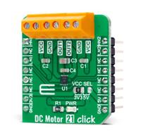 mikroe-4877 MikroElektronika DC Motor 21 Click DC Motor Driver for A3910 for MikroBus