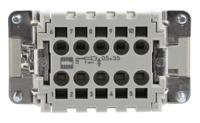 09330102716 HARTING Heavy Duty Power Connector Insert, 16A, Female, Han ES Series, 10 Contacts