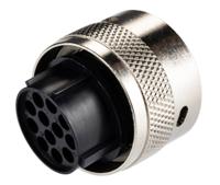 tr1412pfs1nb-192926-0520 ITT Cannon Circular Connector, 12 Contacts, Cable, Standard Connector, Plug, Female, IP65, Trident Ringlock Series