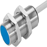 sieh-m18b-ns-k-l Festo Inductive Threaded Barrel Proximity Sensor, M18, 8 mm Detection, NPN NO, 10 → 30 V dc