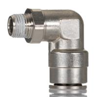 101471018 Norgren PNEUFIT 10 Series Straight Threaded Adaptor, R 1/8 Male to Push In 10 mm, Threaded-to-Tube Connection Style,