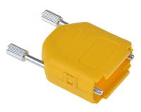 mhdppk9-y-k MH Connectors MHDPPK-SLIM Series Polyamide D Sub Backshell, 9 Way, Strain Relief