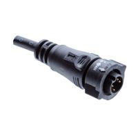 bbd-06afmm-qr8f01 Amphenol Industrial Male 6 way X Lock B size to Unterminated Free End Sensor Actuator Cable, 1 m