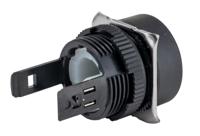 a165l-tga-24d-2 Omron A16 Series Illuminated Push Button, Panel Mount, 16mm Cutout, DPDT, 24V ac/dc, IP66