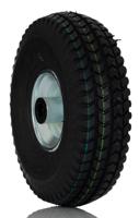 858-900 RS PRO Black Rubber Shock Absorbing Trolley Wheel, 200kg