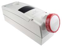 5683287-rw Scame, ADVANCE 2 IP67 Yellow Wall Mount 3P + N + E RCD Industrial Power Connector Socket, Rated At 32A, 415 V