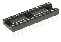 w305243trc Winslow 2.54mm Pitch Vertical 24 Way, Through Hole Turned Pin Open Frame IC Dip Socket, 5A