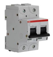 2ccs862001r0634-s802s-c63 ABB High Performance S800S MCB, 2P, 63A Curve C, 400V AC, 250V DC, 50 kA Breaking Capacity
