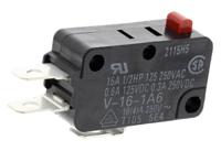 v-16-1a6 Omron Pin Plunger Micro Switch, Solder Terminal, 16 A @ 250 V ac, SPDT, IP40