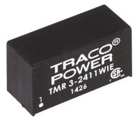 tmr-3-2411wie TRACOPOWER TMR 3WIE DC-DC Converter, 5V dc/ 600mA Output, 9 → 36 V dc Input, 3W, Through Hole, +85°C Max Temp